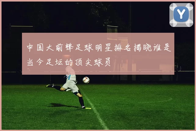 中国大前锋足球明星排名揭晓谁是当今足坛的顶尖球员